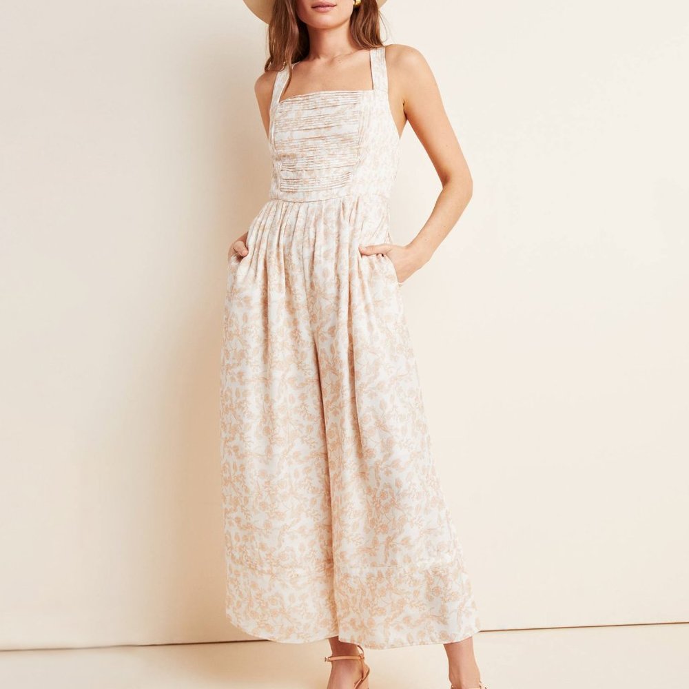 Anthropologie Lilah Floral Jumpsuit